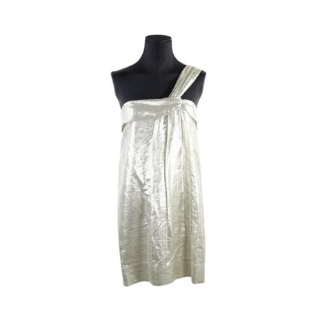 Stella McCartney Pre-owned, Pre-owned Silk Dress Geel, Dames, Maat:M