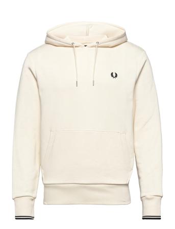 Tipped Hooded Sweatsh Cream Fred Perry