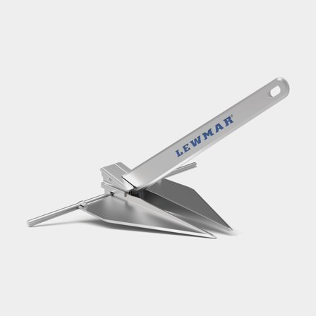 Danforth-anker Lewmar LFX, geanodiseerd aluminium, 6.8 kg