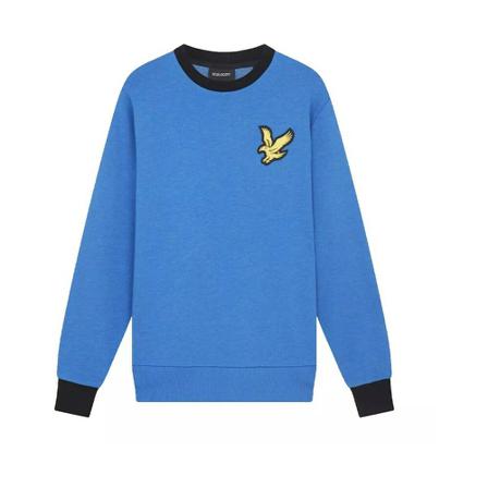 Lyle & Scott Sweatshirts , Blauw , Heren , Maat: 2XL
