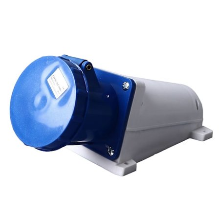 Industriell Kontakt Vanntett Stabil Tilkobling Hunn Hann Strømkontakt 3 Pin 63A 220?250V BEM 133