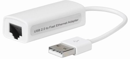 MicroConnect USB2.0 to Ethernet, White