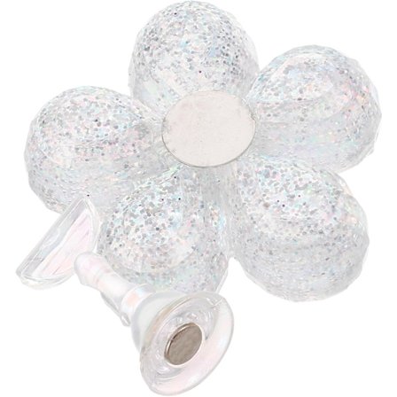 Magnetisk holder til falske negle, blomsterformet displaystand med genanvendeligt klæbende manicureværktøj til øvelsesnegle