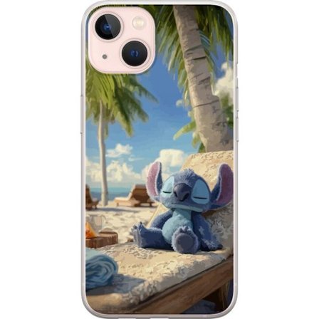 Kompatibelt Mobildeksel til Apple Apple iPhone 13 mini Disney Stitch klemmer skilpadde tropisk strand