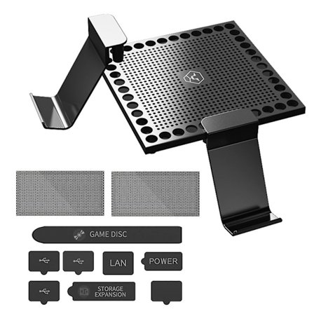 Dammskyddsnät Avtagbart Enkel Installation Effektiv Värmeavledning Spelkonsol Spelkontroll Displayhängare för XBox Series X