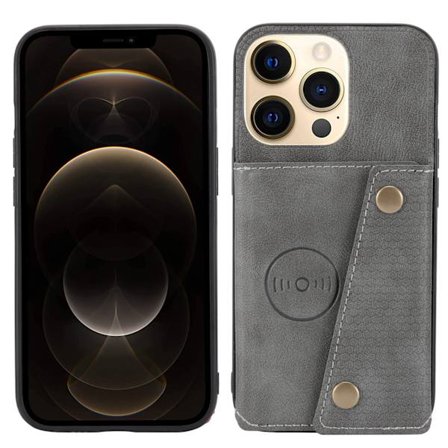 iPhone 16 Pro Max Exklusivt Skal med Kortfack & Magnet