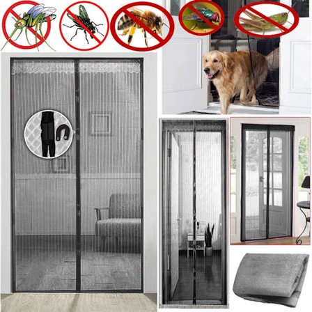 Dørgardiner Magnetisk skjermdørnettinggardin