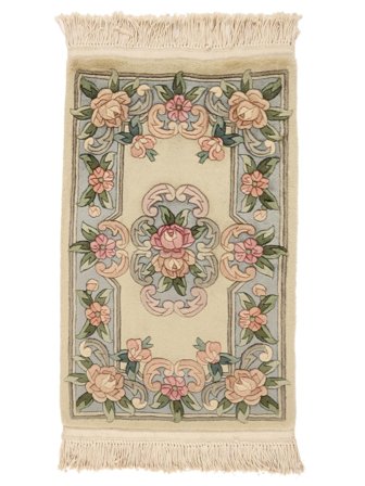 Tappeto Orientale Cinesi 90 Line 52X86 Arancione/Giallo Scuro (Lana, Cina)