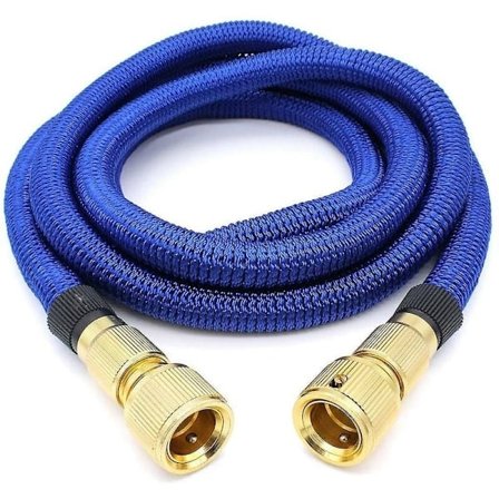Garden Hose, Expandable Garden Hose Flexible Collapsible Hose with Metal Fittings for Watering/Garden Cleaning/Car Washing (2.5m)