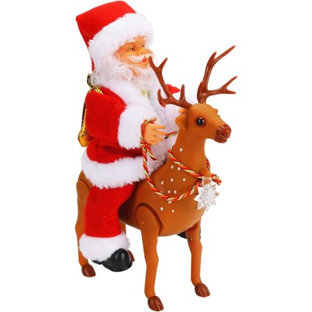 Julemandslegetøj Elektrisk Julemand På Rendehjort El DXGHC