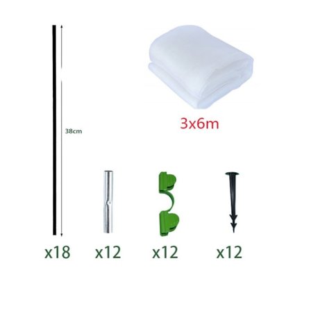 Drivhusbøyler sett bueskurbrakett B B