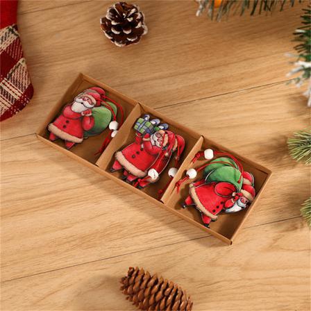Jultomten Snögubbe Älg Trädekoration Juldekorationer N
