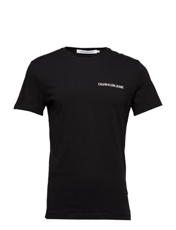Chest Institutional Slim Ss Tee T-shirt Sort Calvin Klein Jeans