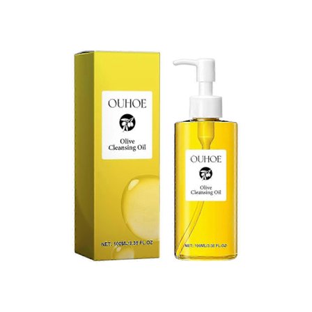 Mild Oliv Rengöringsolja med Vitamin E - Ljusnar upp, Ger Näring & Tar Bort Smink Utan Ansträngning