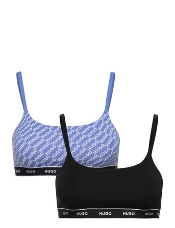 HUGO Twin Bralette Design - Blue - M