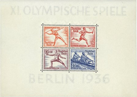 Tyske Rige 1936 - MICHEL Blok 6 - Miniark - Ubrugt