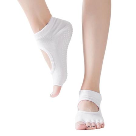 Yogasokker Dansestrømper HVID STIL 1 STIL 1 White Style 1-Style 1