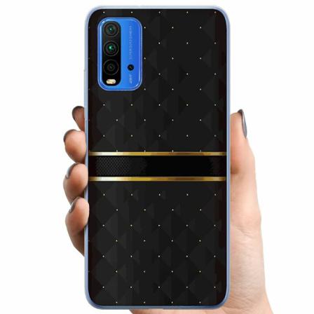 Xiaomi Redmi Note 9 4g Tpu Mobilskal Golden Stripes