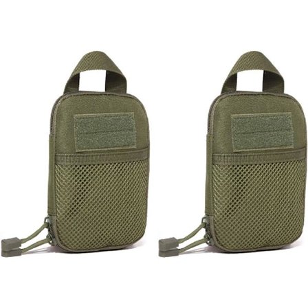 2 kpl Taktiset Molle-pussit Sotilasvyön Pussi EDC Vyölaukku Extra