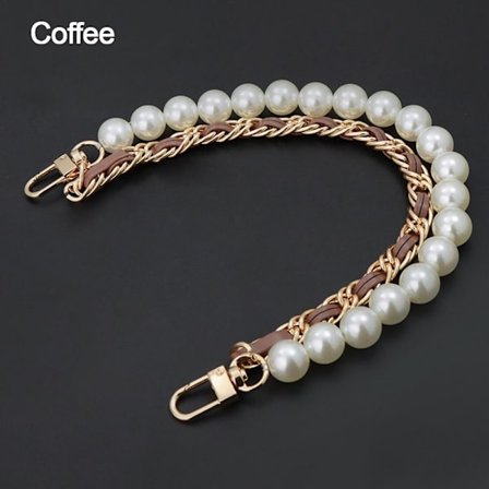 Pearl Strap Vesker Håndveske Håndtak KAFFE