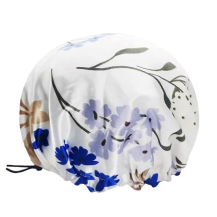 Suihkumyssy, säädettävät suihkumyssyt naisille, erittäin suuri päivitetty kaksinkertainen vedenpitävä kerros hiusmyssy, kylpymyssyt suihkuhattu naiset