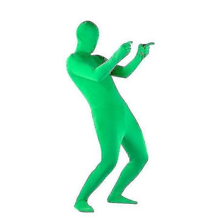 Elastisk Grønn Skjerm Kroppsdrakt Video Chroma Key Komfortabel Bakgrunn Usynlig Effekt Tettsittende Drakter Bodysuit Cosplay Kostymer G