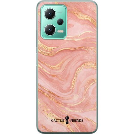 Yhteensopiva Puhelinkuori Xiaomi Xiaomi Redmi Note 12 Cactus and Friends – RoseGoldFlow