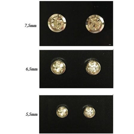 Magnet örhängen med stenar