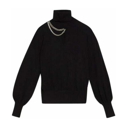 Liu Jo, Turtlenecks Czarny, Kobieta, Rozmiar: XS