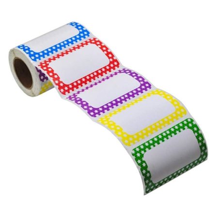 Navneskilte Klistermærker Identifikationsmærker Peel and Stick