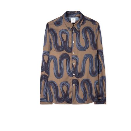 PS By Paul Smith Casual Shirts Orange, Herre Skjorter