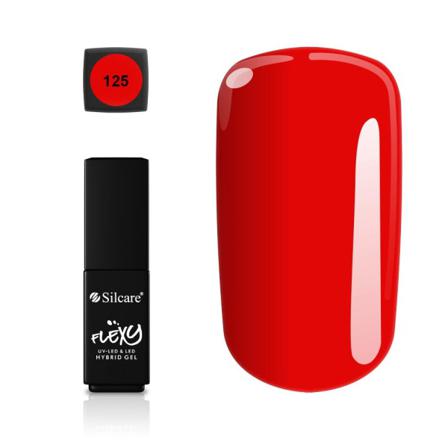 Silcare - Flexy - Hybrid Gel - Color: 125 - 4,5 Gram Röd