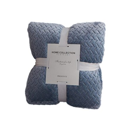 Pure-Color Wheat Ear Pattern Plyschfilt Vikbar Håll Varm Mysig filt För Bäddsoffa