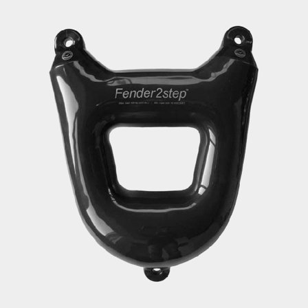 Portaikkofendert Dan-Fender FenderStep 1522, 2 askelmaa, 56 x 45 cm, musta