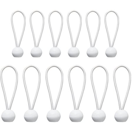 Elastisk strammer, elastisk strikk, 30 stk presenningstrammer for banner, presenning, paviljong, telt, gardiner forlengelsessele, presenningstøtte (