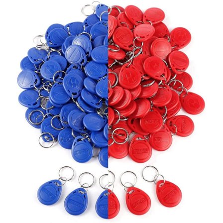 50 stk. 125 Khz Proximity ID-kort RFID Nøkkelbrikke Dør Adgangskontroll Nøkkel for Dør Adgangskontrollsystem