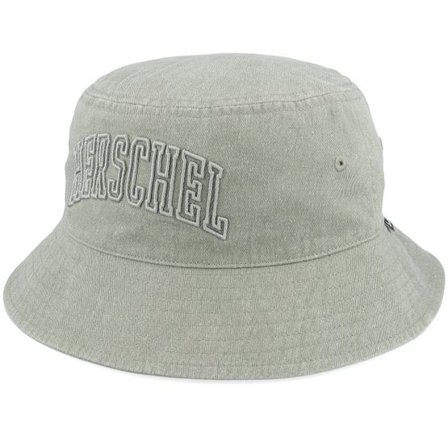 Herschel - Grön bucket Hatt - Norman Faculty Hat Abbey Stone Wash Bucket @ Hatstore