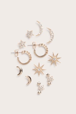 Kappahl | Korvakorut Kulta ONE SIZE | Kulta