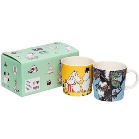 Arabia Familie & Venner Krus 0,3 liter, 2 stk. - Multi | KitchenOne