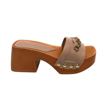 Guess Sandalo Clarissa TC 70 Ds22Gu69 Fl6Csslea01 Brun, Dame Sandaler med hæl, Størrelse: 40 EU