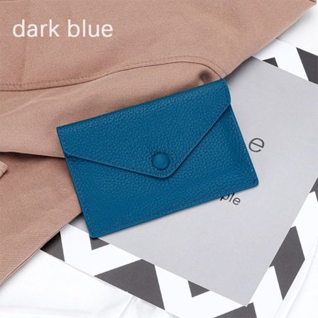 Kort Pung Kreditkort Etui MØRKE BLÅ MØRKE BLÅ