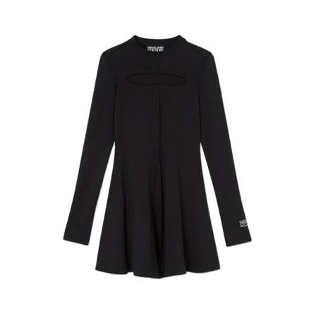 Versace Jeans Couture - Klänningar - Svart - Dam - Storlek: 2xs, Dam, Storlek: 2XS