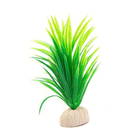Akvarieväxt / inredning akvarium Konstgjord - Sjögräs Grön