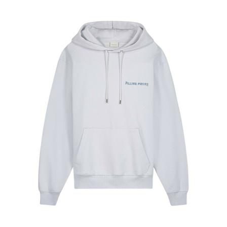 Filling Pieces, Embroidered logo sweatshirt Grijs, Heren, Maat:L