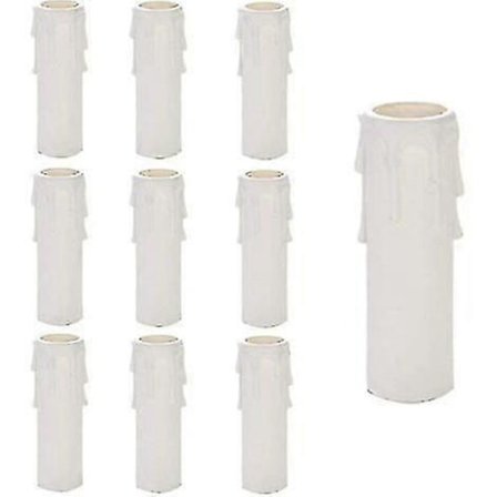 Lysekrone Lysmansjetter i Plast, 10 stk Lysekrone Tåre Lysmansjetter, Lysekrone Lysrør, Tåre Lysrør, Lysekrone Lyssett (LGL)