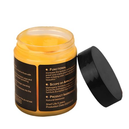 Träkrydda Bivax Naturligt Traditionell Bivax Polsk Trä Möbelrengöring