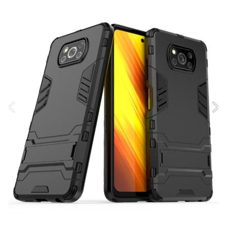 Xiaomi Poco X3 Nfc Stöttåligt Skal Med Kickstand Thinarmor Svart