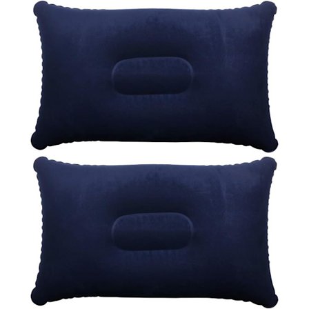 Oppustelige puder - Multipak med oppustelige puder - Perfekt til rejser/camping/udendørs/fiskeri - Oppustelig pude - Ultralette, vandafvisende puder