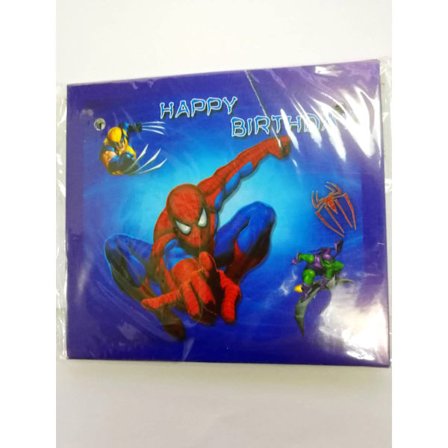 Spider-Man tema födelsedagsfest dekoration tillbehör pojkar present Spider-Man dra flagga 1st