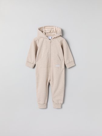 Polarn O. Pyret - Sweatshirt all-in-one with hood - 44 - Childrenswear - beige